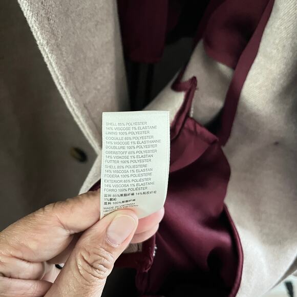 Free People Hannah Slouchy Blazer Jacket camel Oversized - Picture 12 of 13